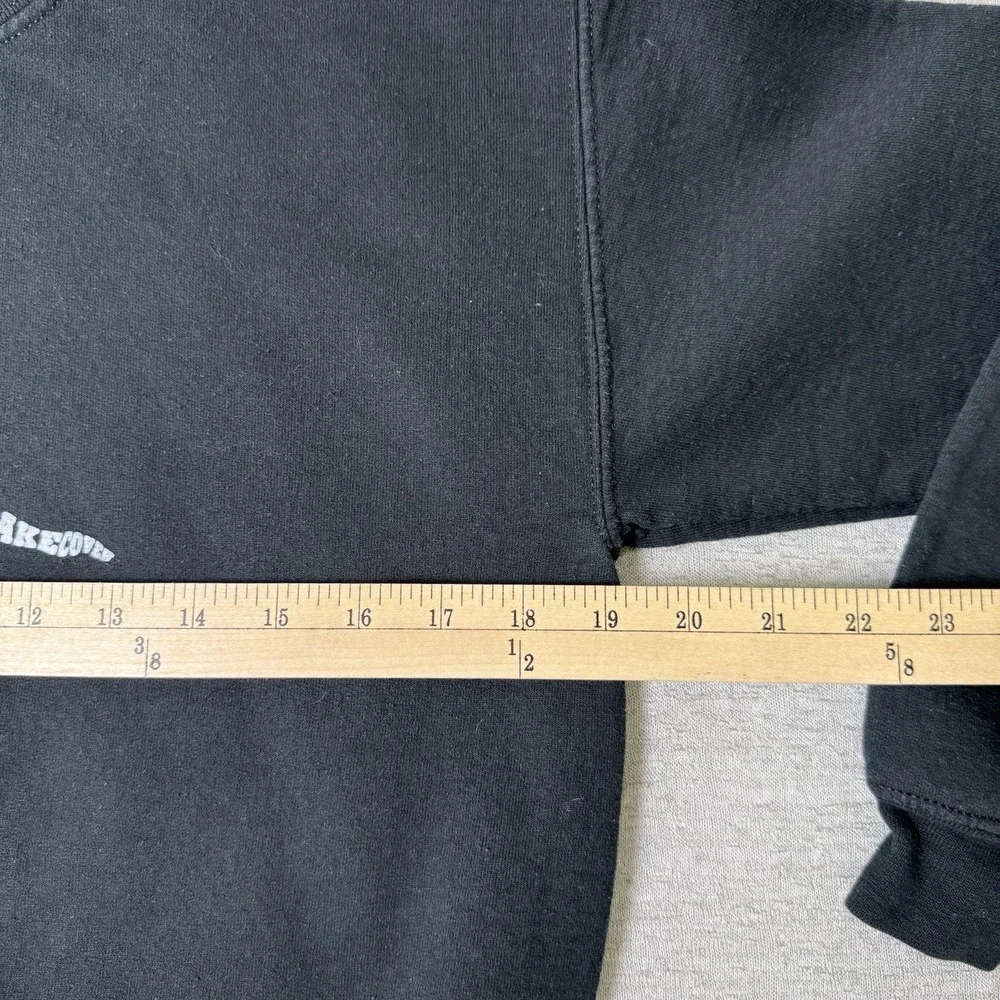 Gildan‎ Volleyball Sweatshirt Youth XL Black Graphic Crewneck Kids Pullover
